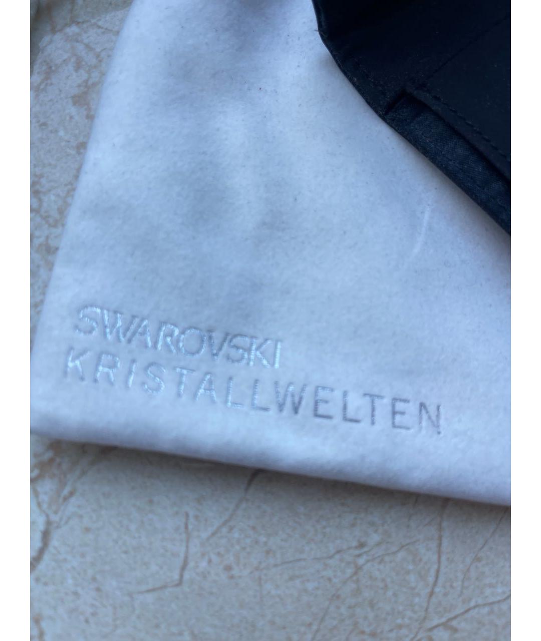 SWAROVSKI Черный полиуретановый кошелек, фото 3