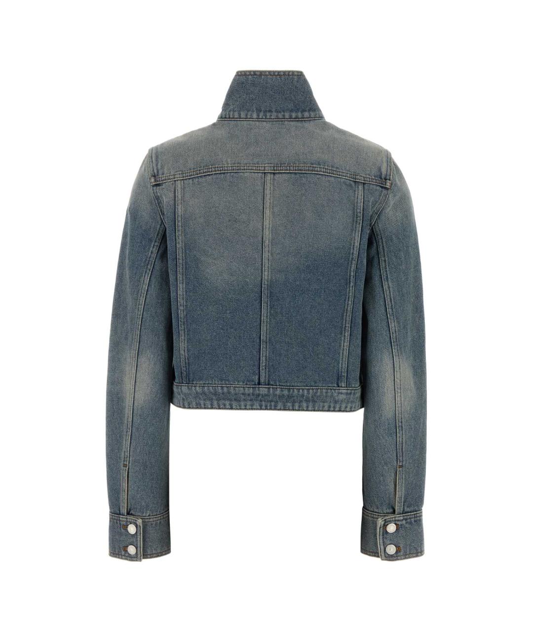 COURREGES Голубая хлопковая куртка, фото 2