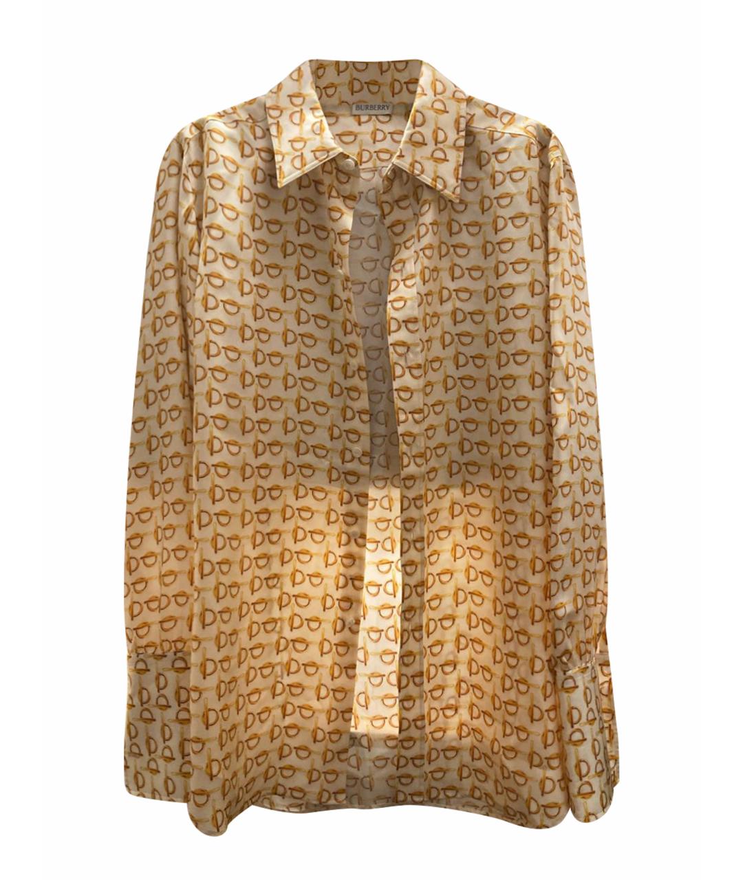 BURBERRY Мульти шелковая блузы, фото 1