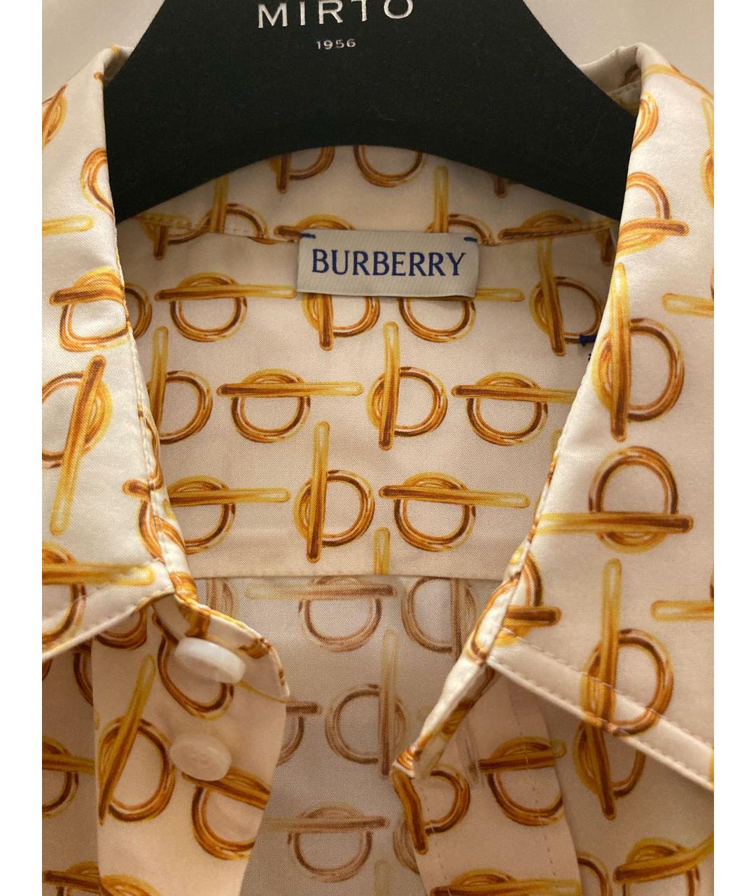 BURBERRY Мульти шелковая блузы, фото 5