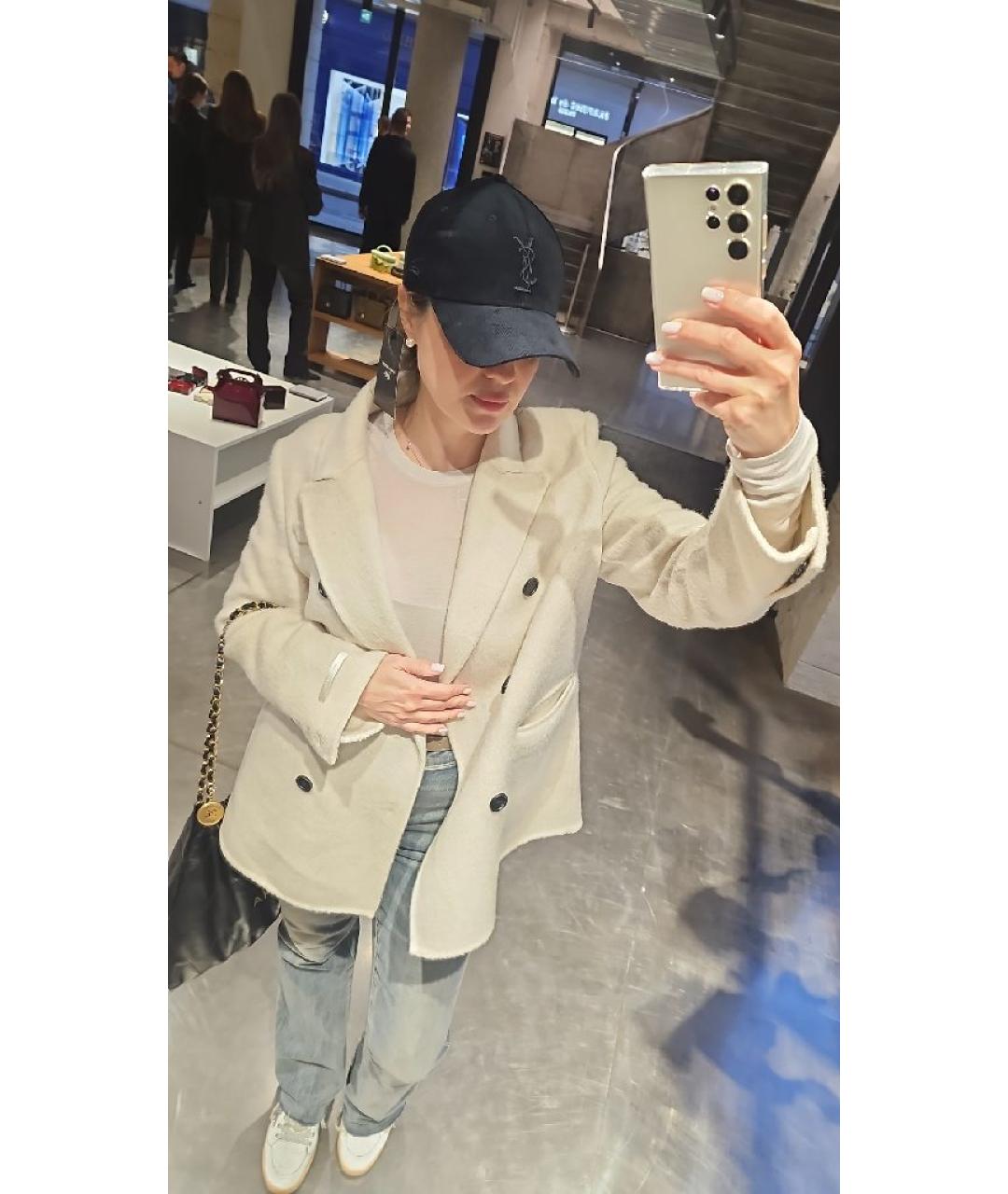 SAINT LAURENT Темно-синяя кепка, фото 9