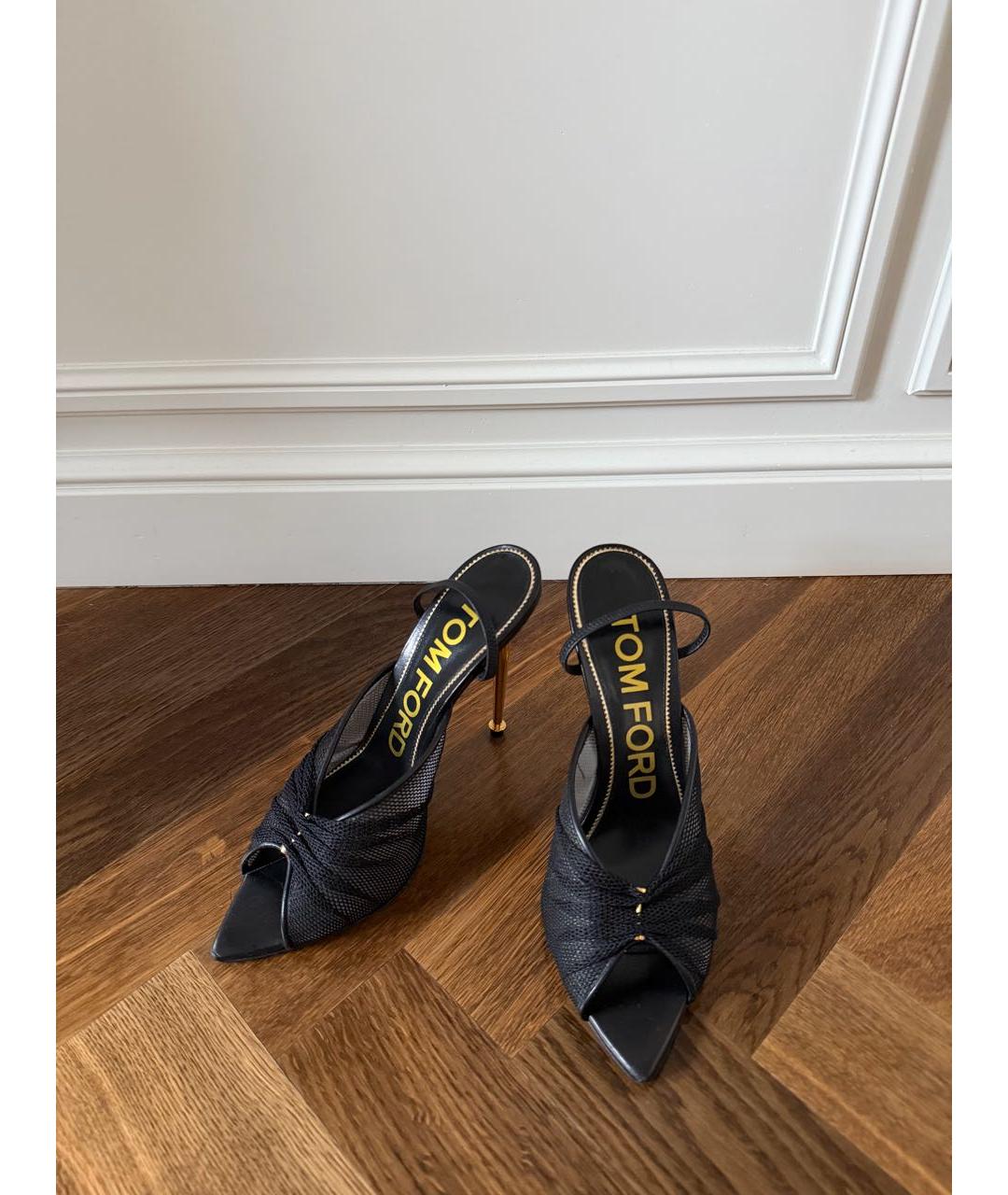 TOM FORD Черные туфли, фото 3