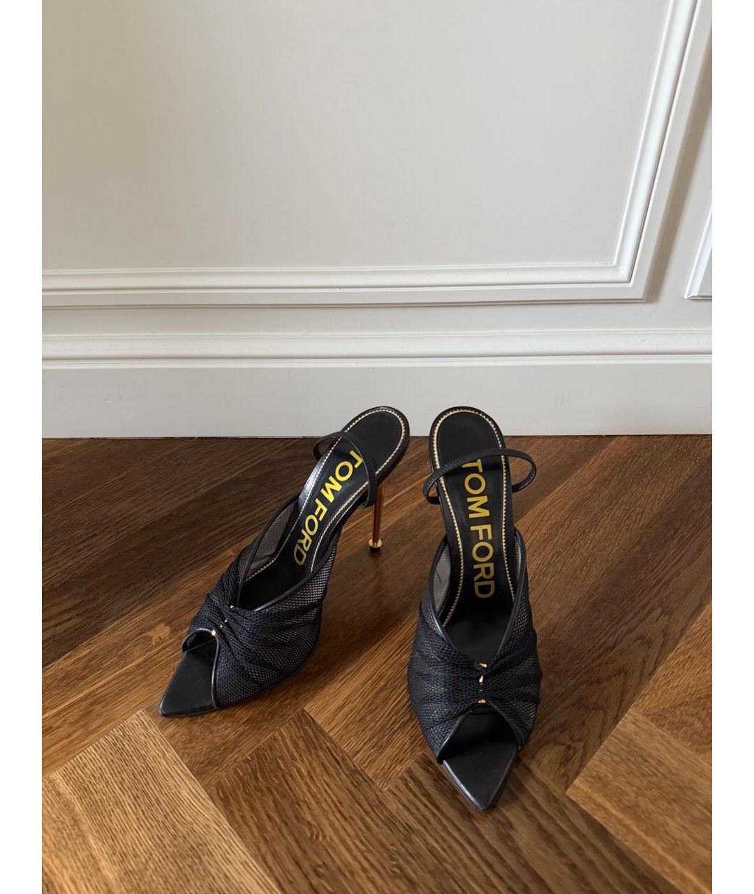 TOM FORD Черные туфли, фото 5