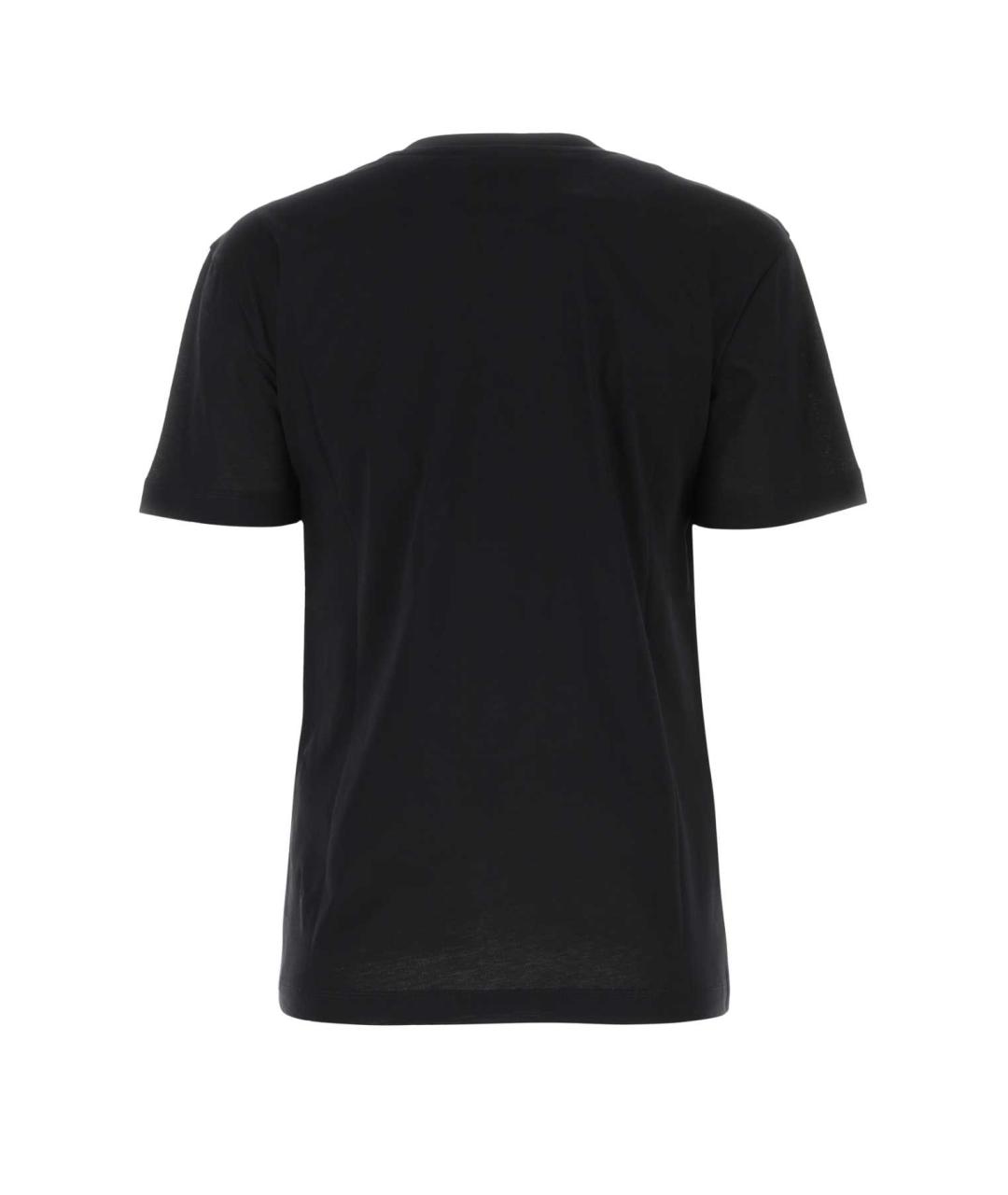 PATOU Черная хлопковая футболка, фото 2