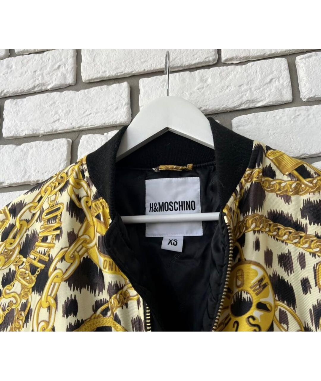 MOSCHINO Мульти полиэстеровая куртка, фото 4