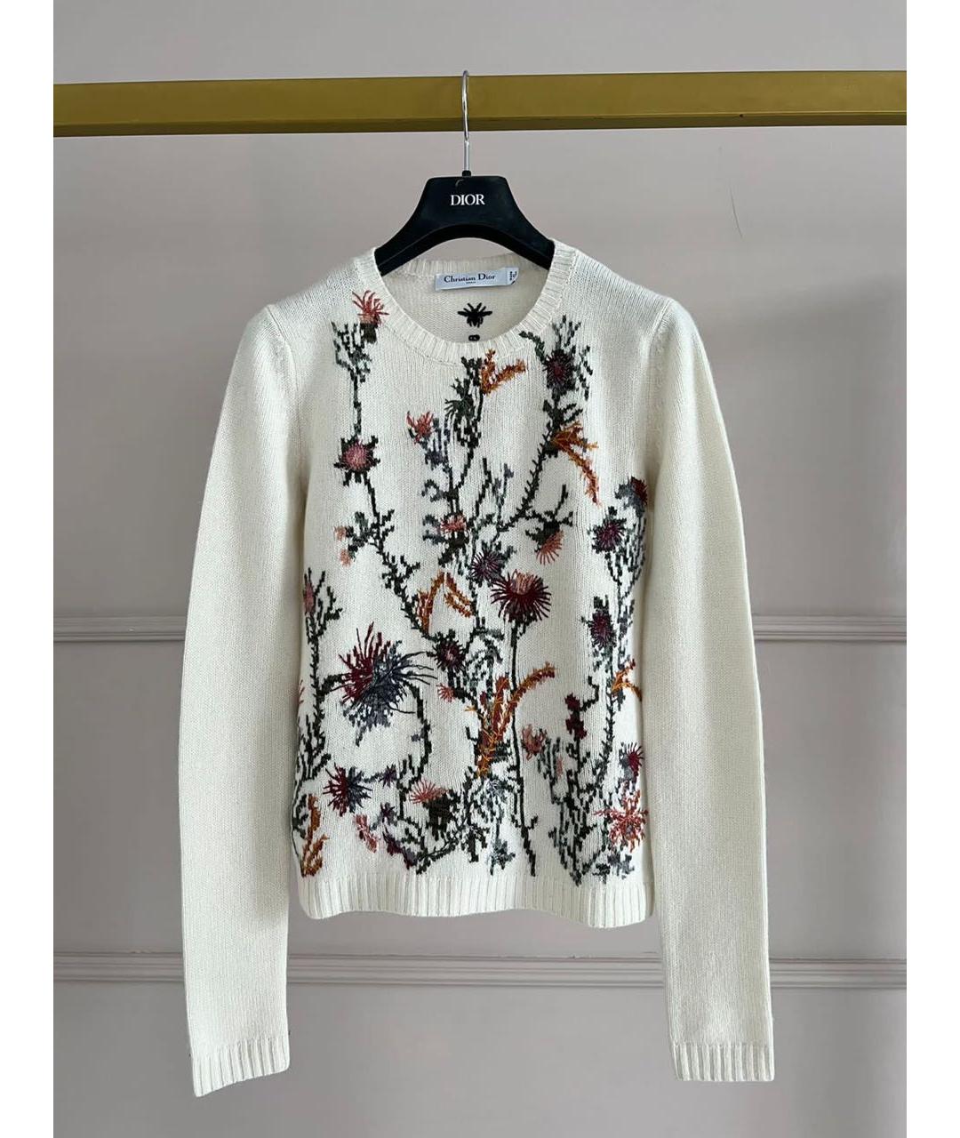 CHRISTIAN DIOR Бежевый джемпер / свитер, фото 9