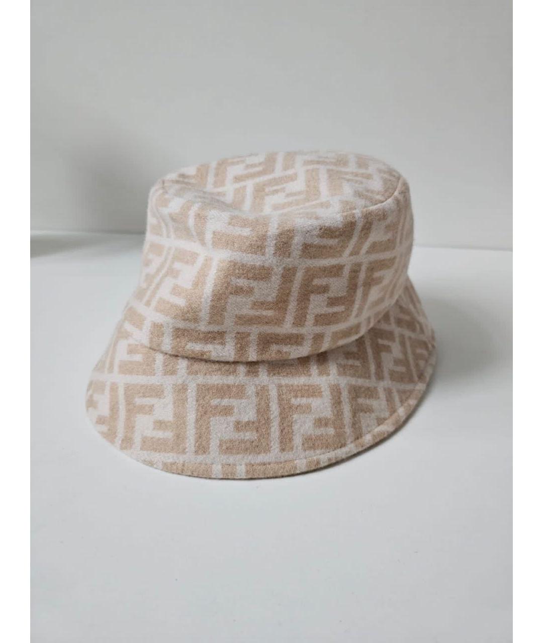 FENDI Бежевая шляпа, фото 9