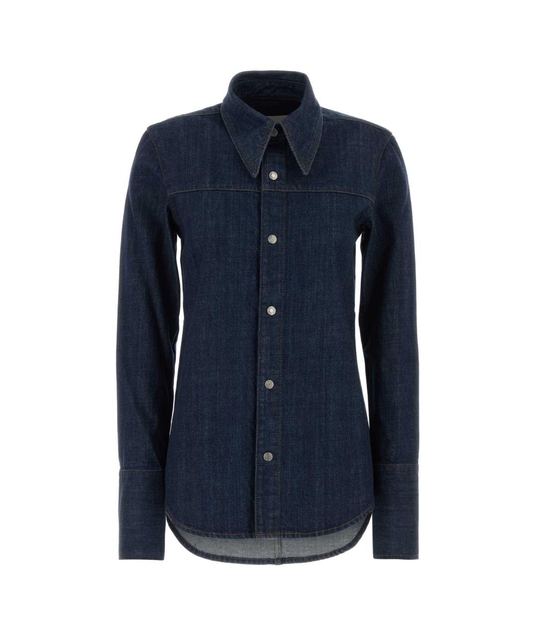 Ami Paris Синяя хлопковая рубашка, фото 1