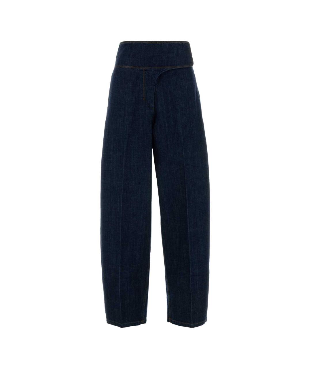 Ami Paris Синие хлопковые прямые джинсы, фото 1