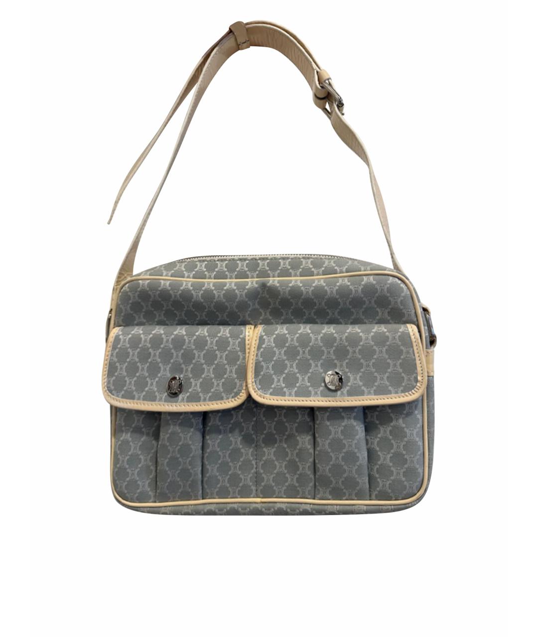 CELINE Голубая сумка через плечо, фото 1