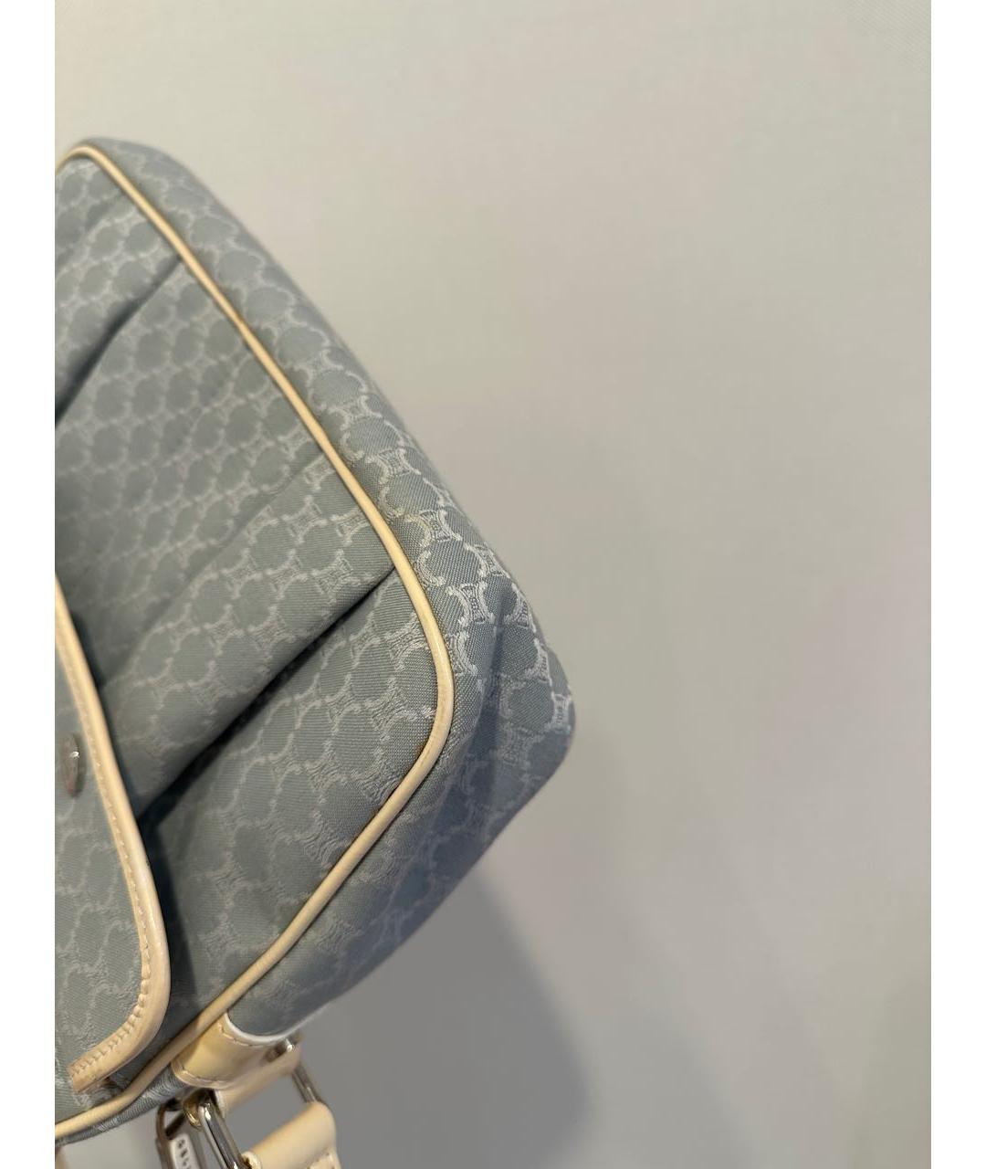 CELINE Голубая сумка через плечо, фото 5