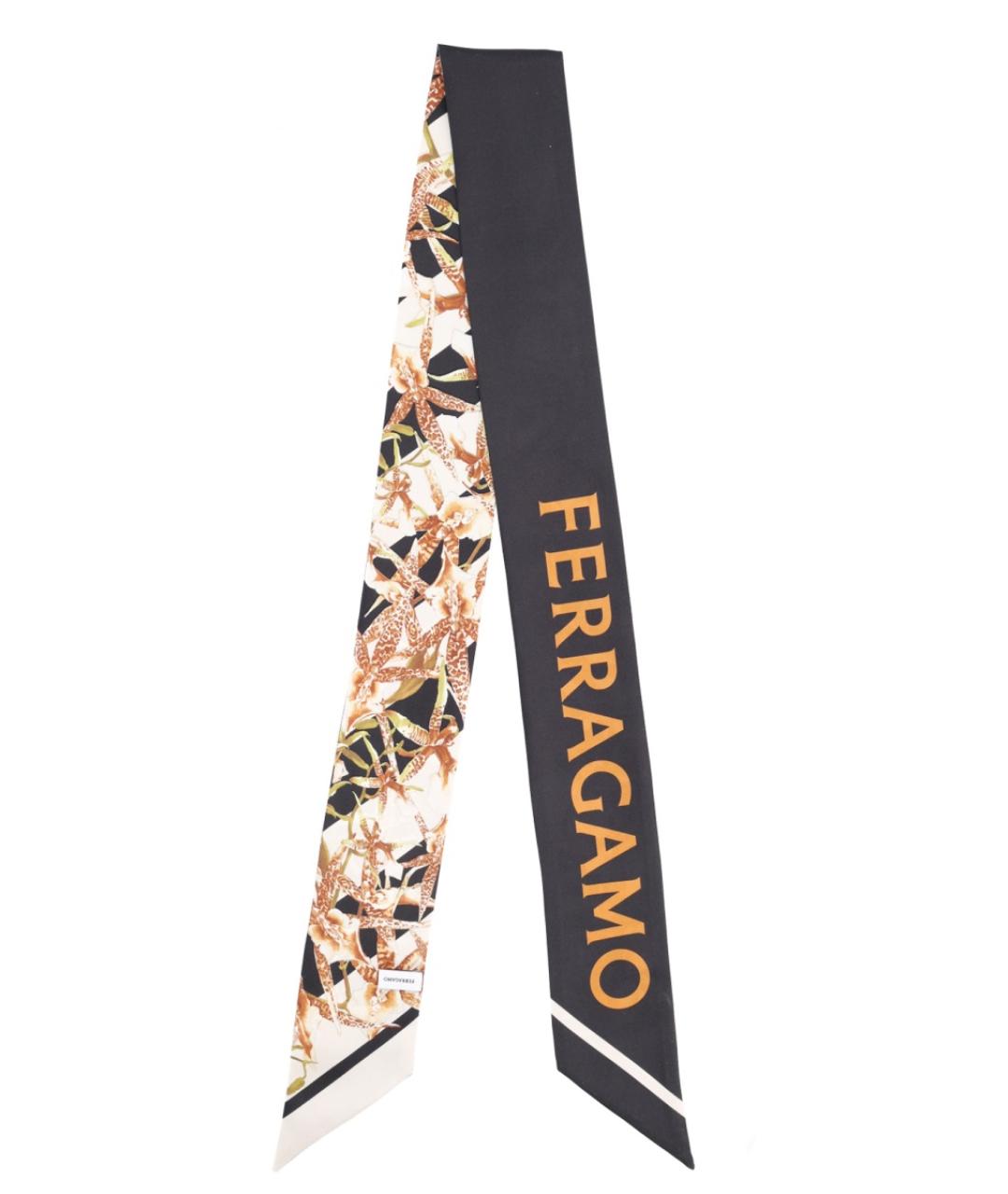 FERRAGAMO Мульти шелковый шарф, фото 1