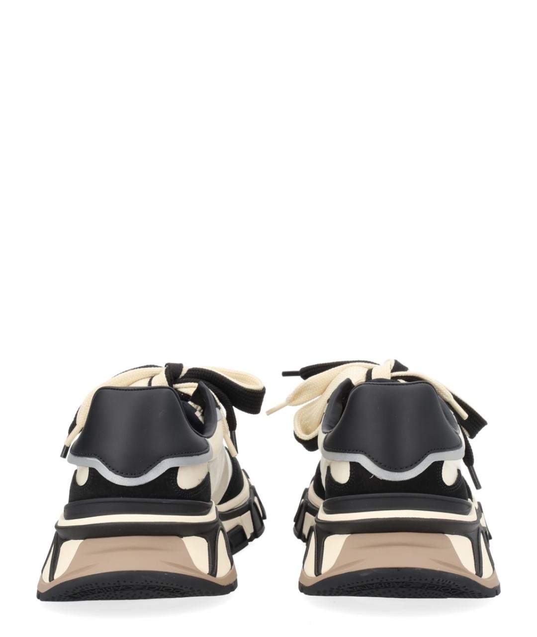 DOLCE&GABBANA Мульти текстильные низкие кроссовки / кеды, фото 4