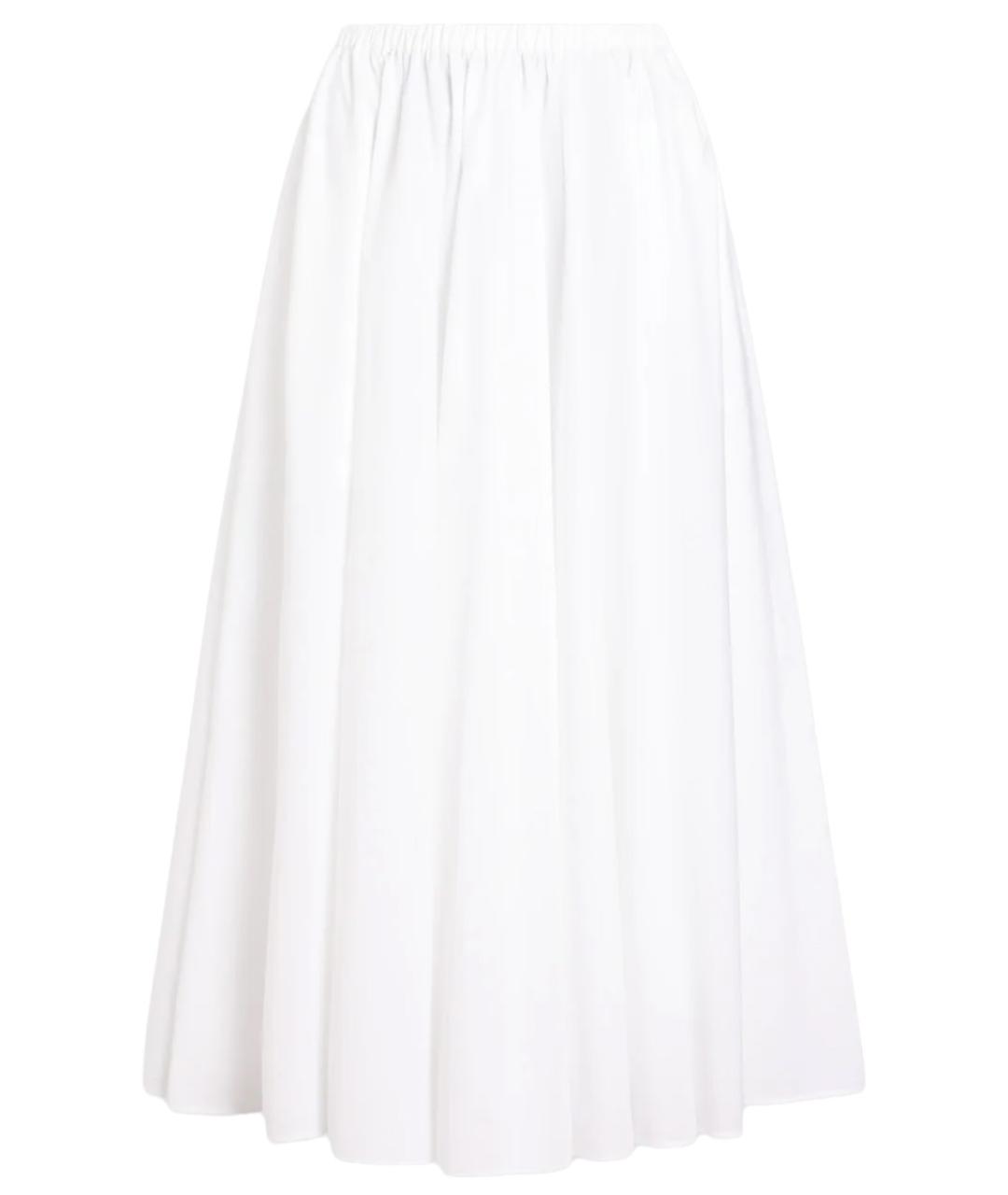 PATOU Белая хлопковая юбка макси, фото 1