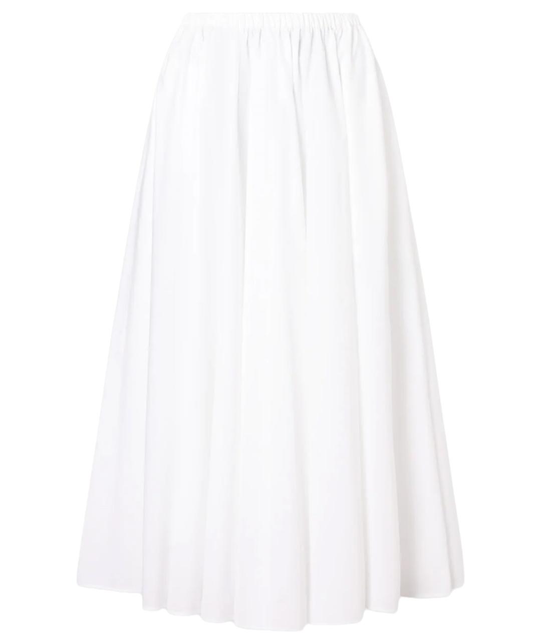PATOU Белая хлопковая юбка макси, фото 2