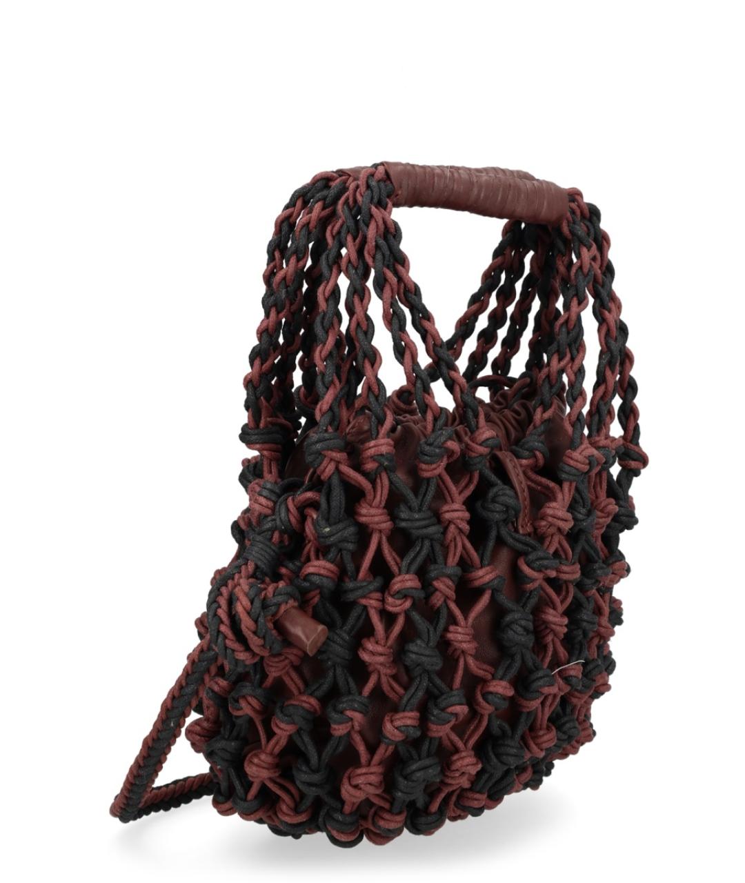 ALYSI Коричневая тканевая сумка через плечо, фото 2