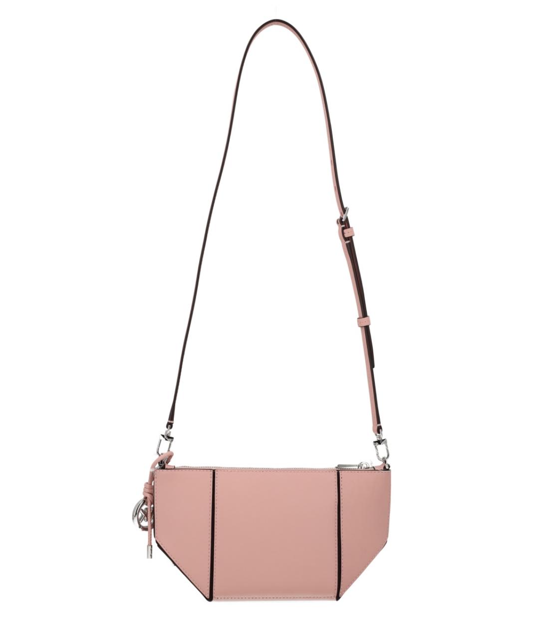 MICHAEL KORS Розовая кожаная сумка через плечо, фото 3