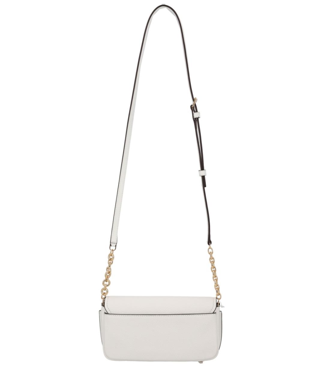 MICHAEL KORS Белая кожаная сумка через плечо, фото 3
