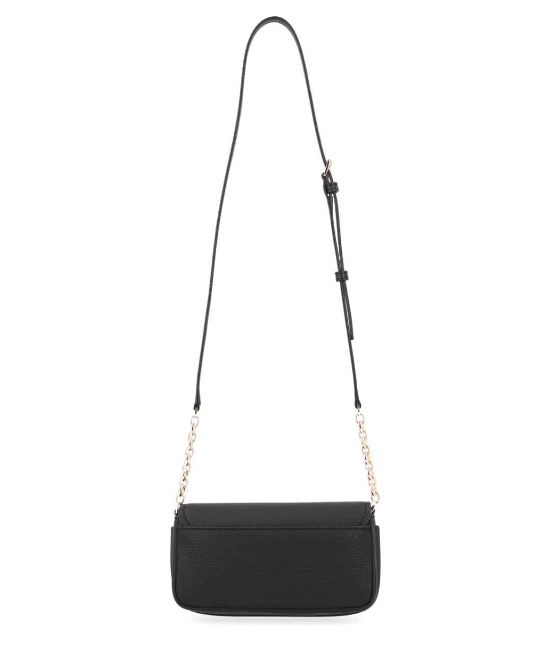 MICHAEL KORS Черная кожаная сумка через плечо, фото 3