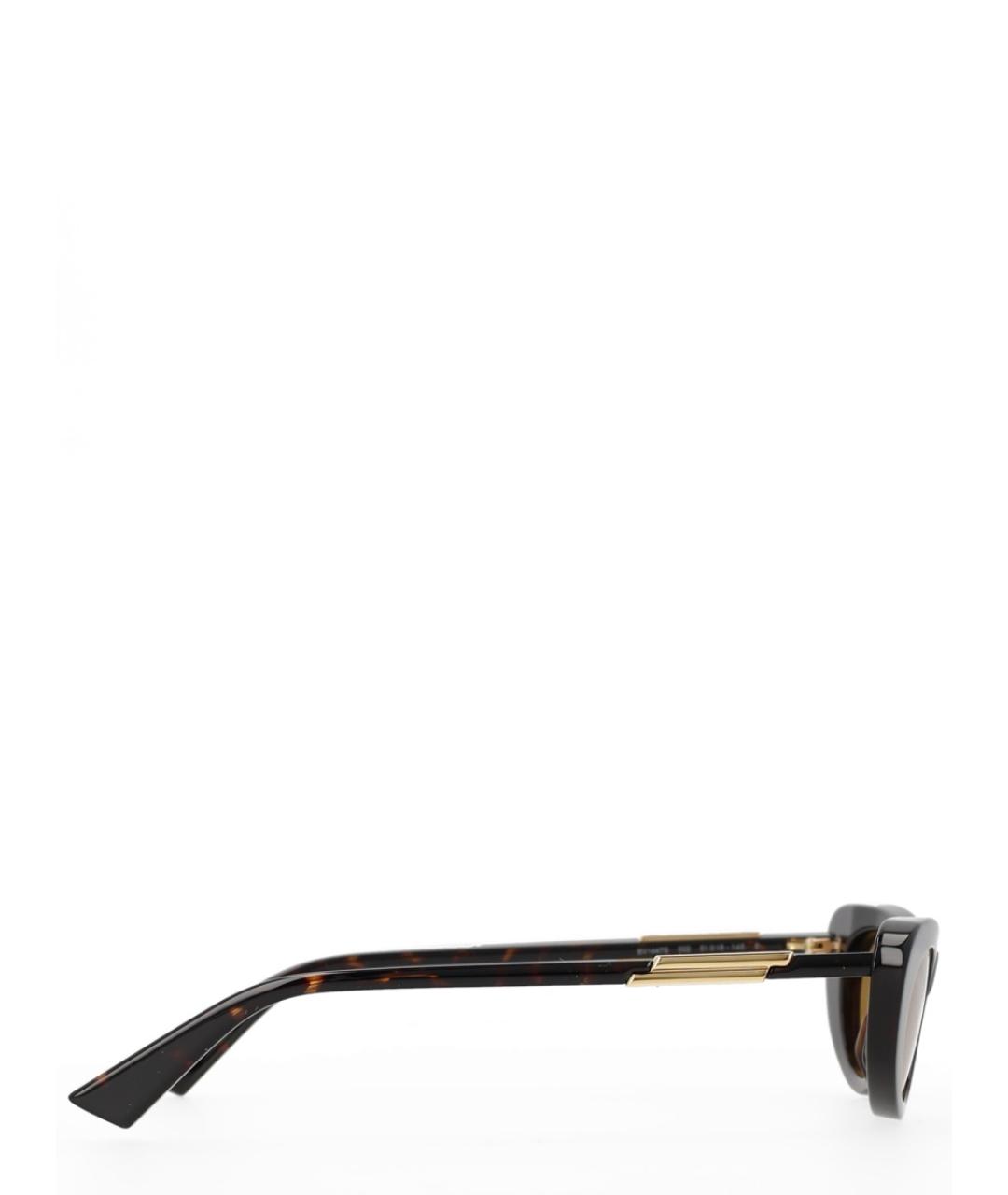 BOTTEGA VENETA Коричневые солнцезащитные очки, фото 3