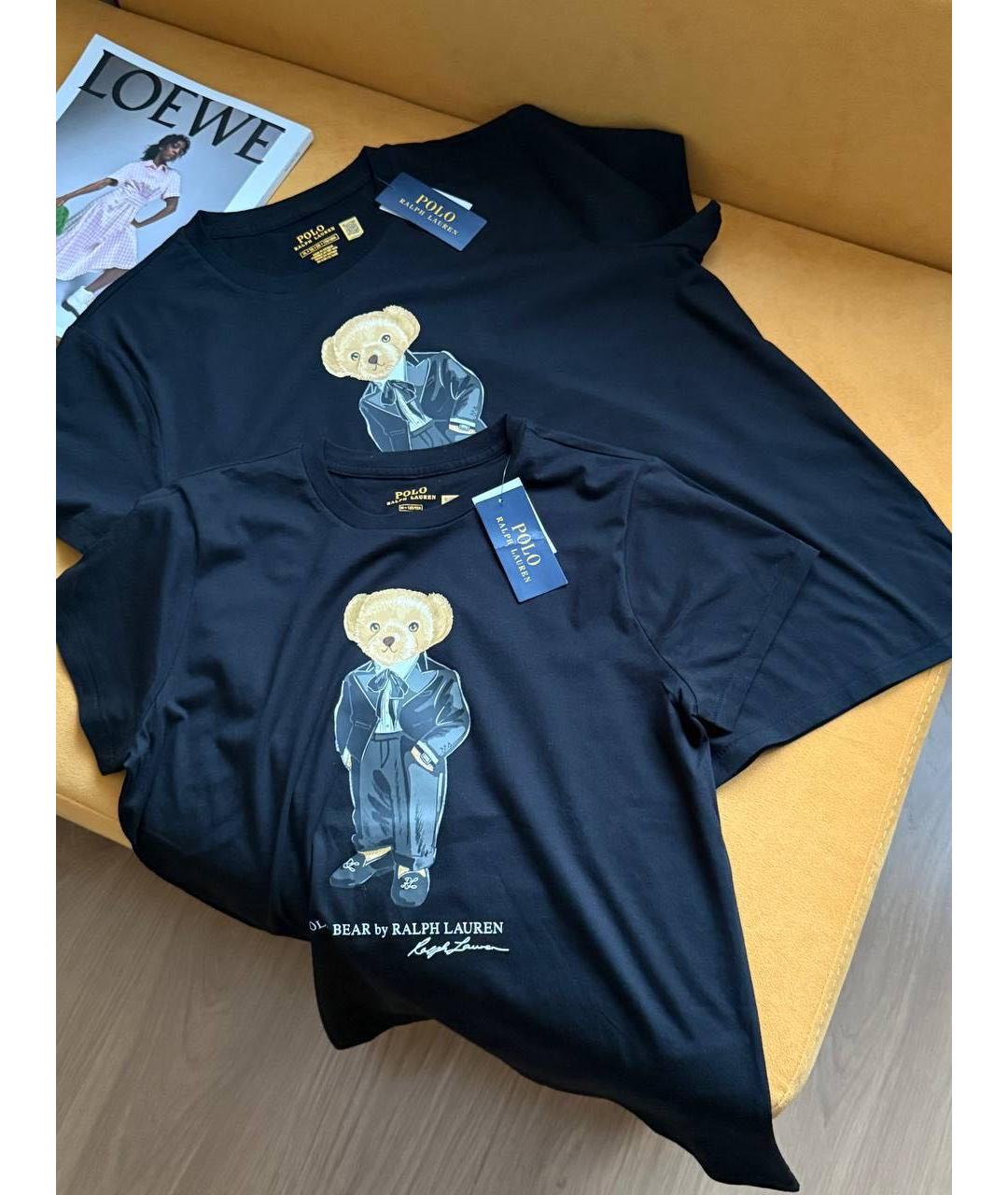 POLO RALPH LAUREN Черная хлопковая футболка, фото 7