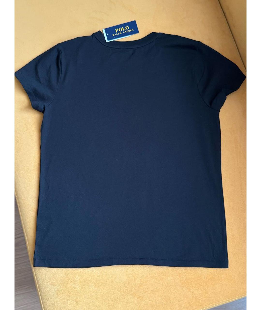 POLO RALPH LAUREN Черная хлопковая футболка, фото 2