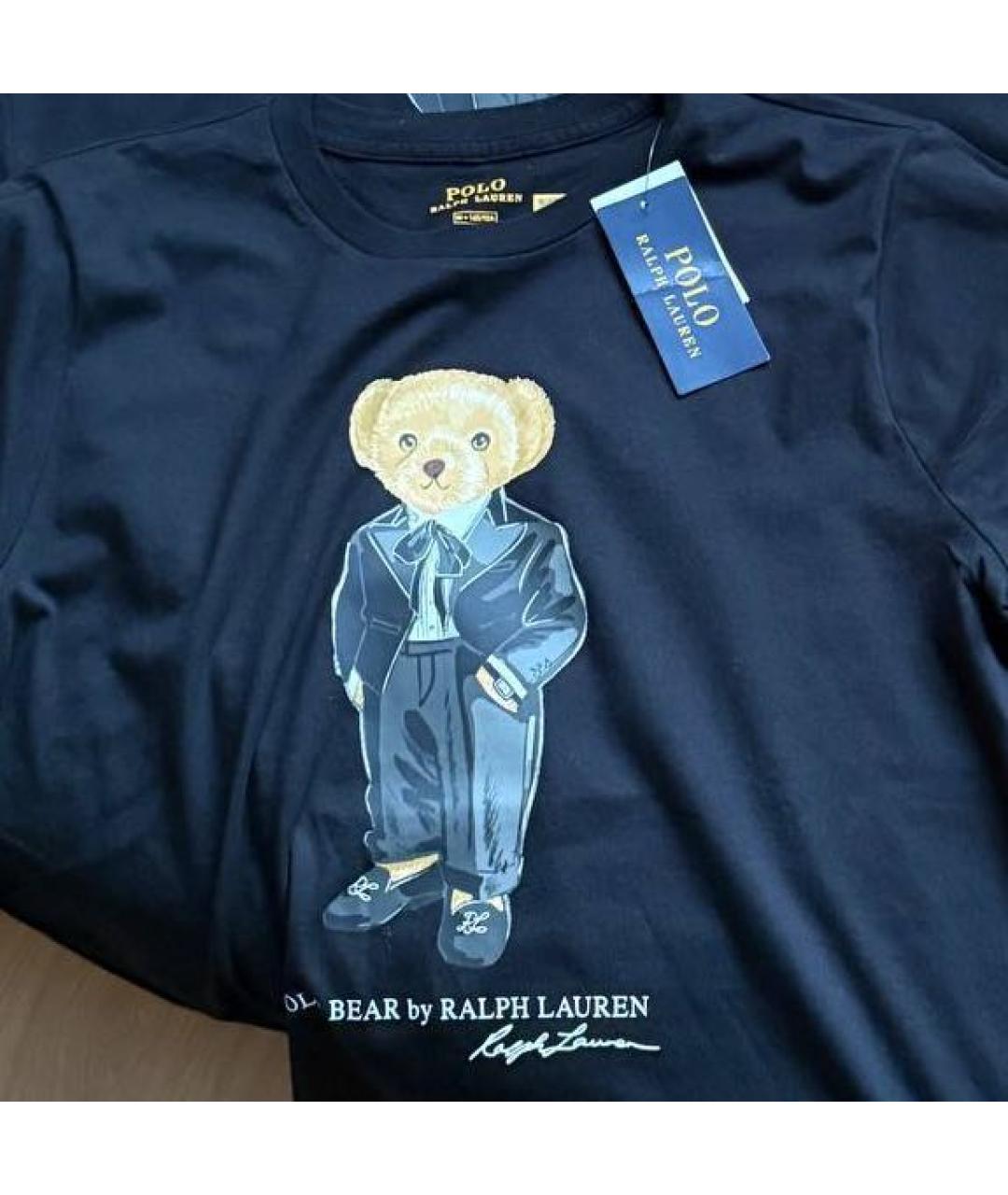 POLO RALPH LAUREN Черная хлопковая футболка, фото 4