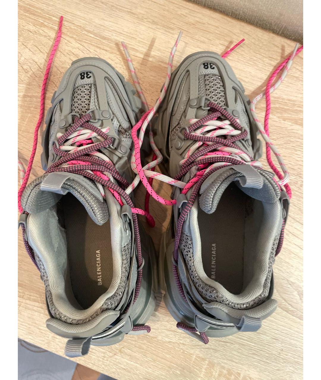 BALENCIAGA Серые кроссовки, фото 3