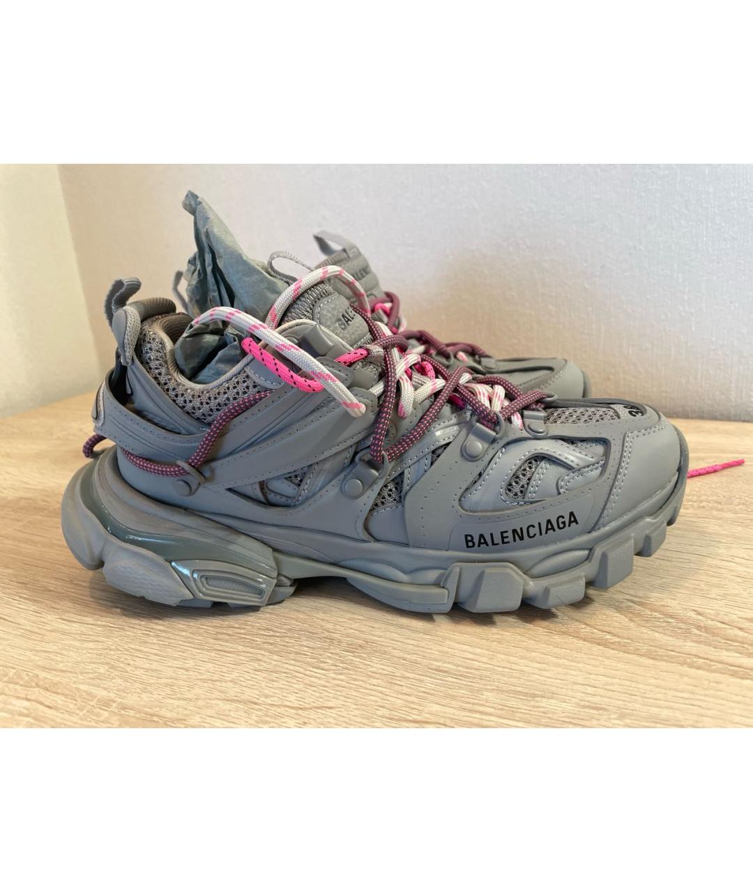 BALENCIAGA Серые кроссовки, фото 5