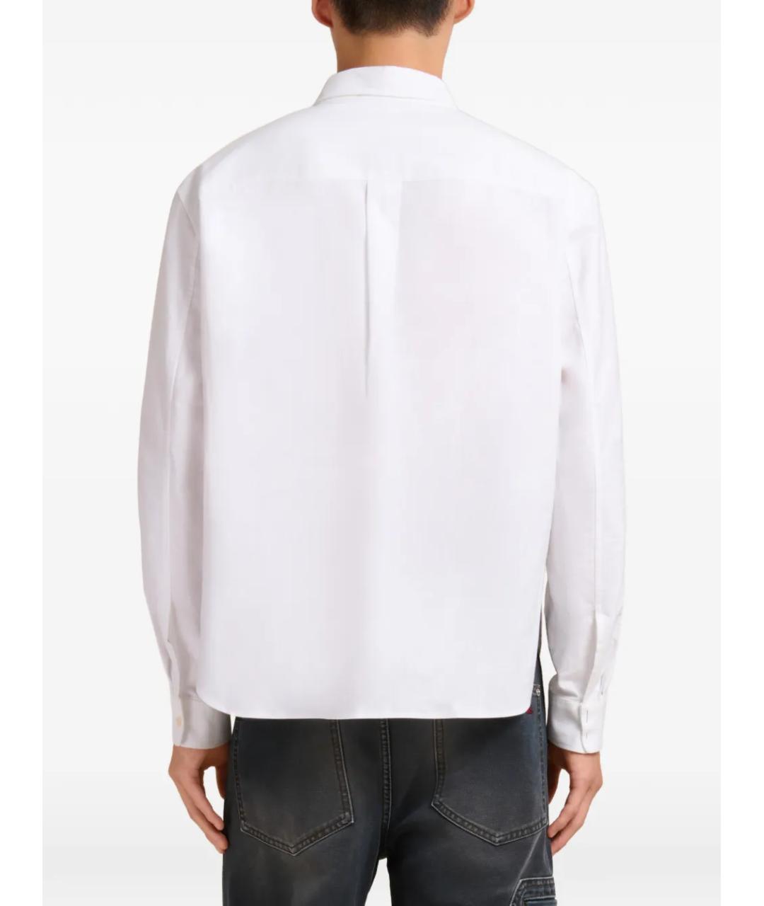 MARNI Белая хлопковая кэжуал рубашка, фото 4