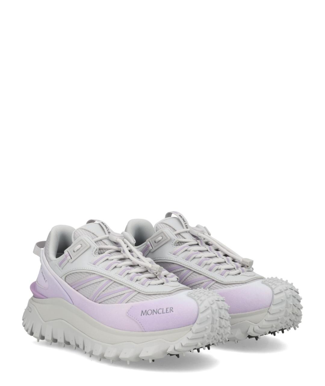 MONCLER Мульти кожаные кроссовки, фото 2