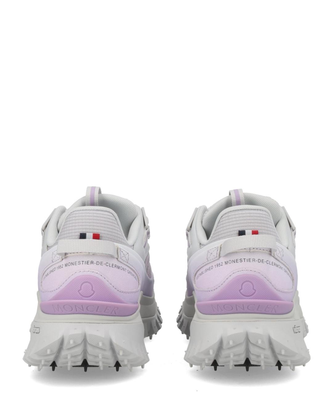 MONCLER Мульти кожаные кроссовки, фото 4