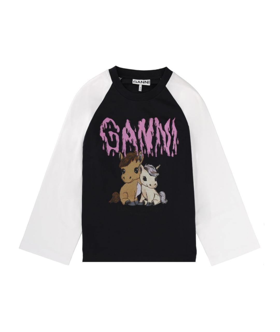 GANNI Мульти футболка, фото 1