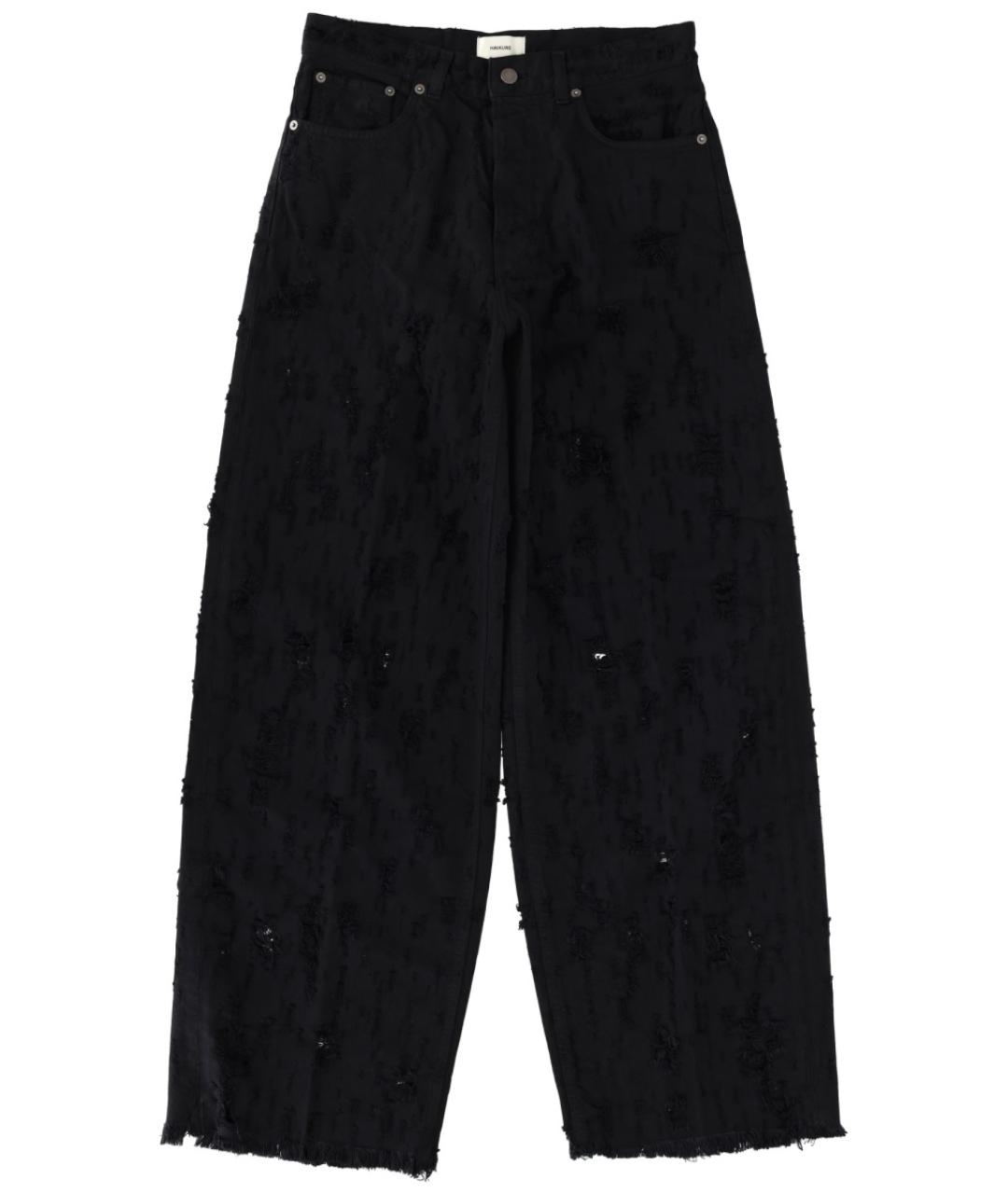 HAIKURE Черные прямые джинсы, фото 1