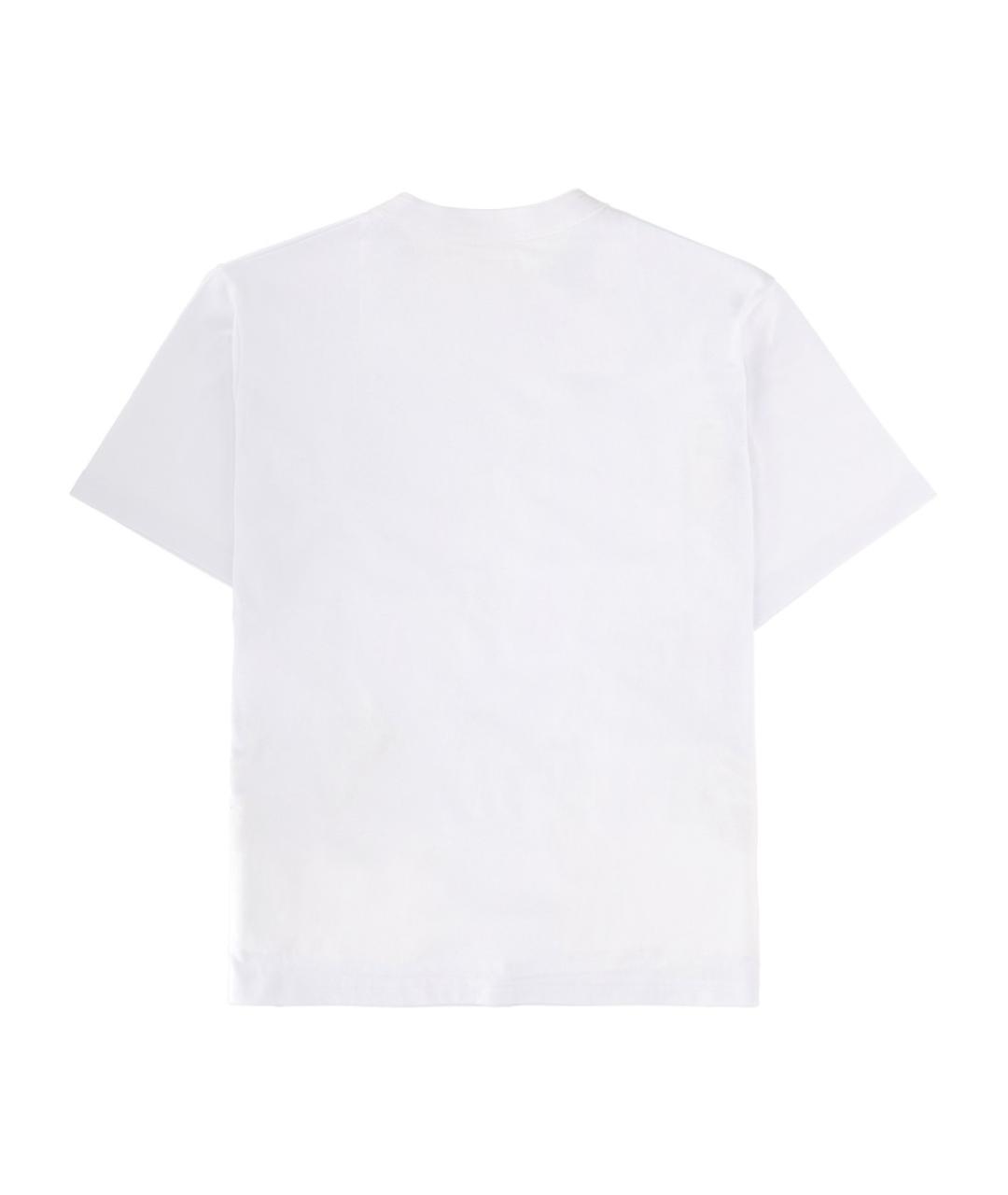 SACAI Белая хлопковая футболка, фото 2
