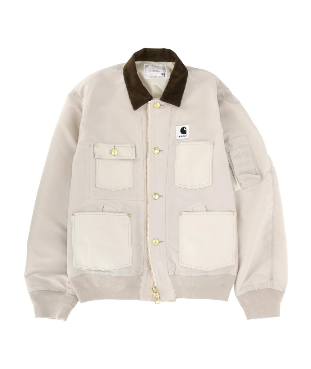 SACAI Белая полиамидовая куртка, фото 1