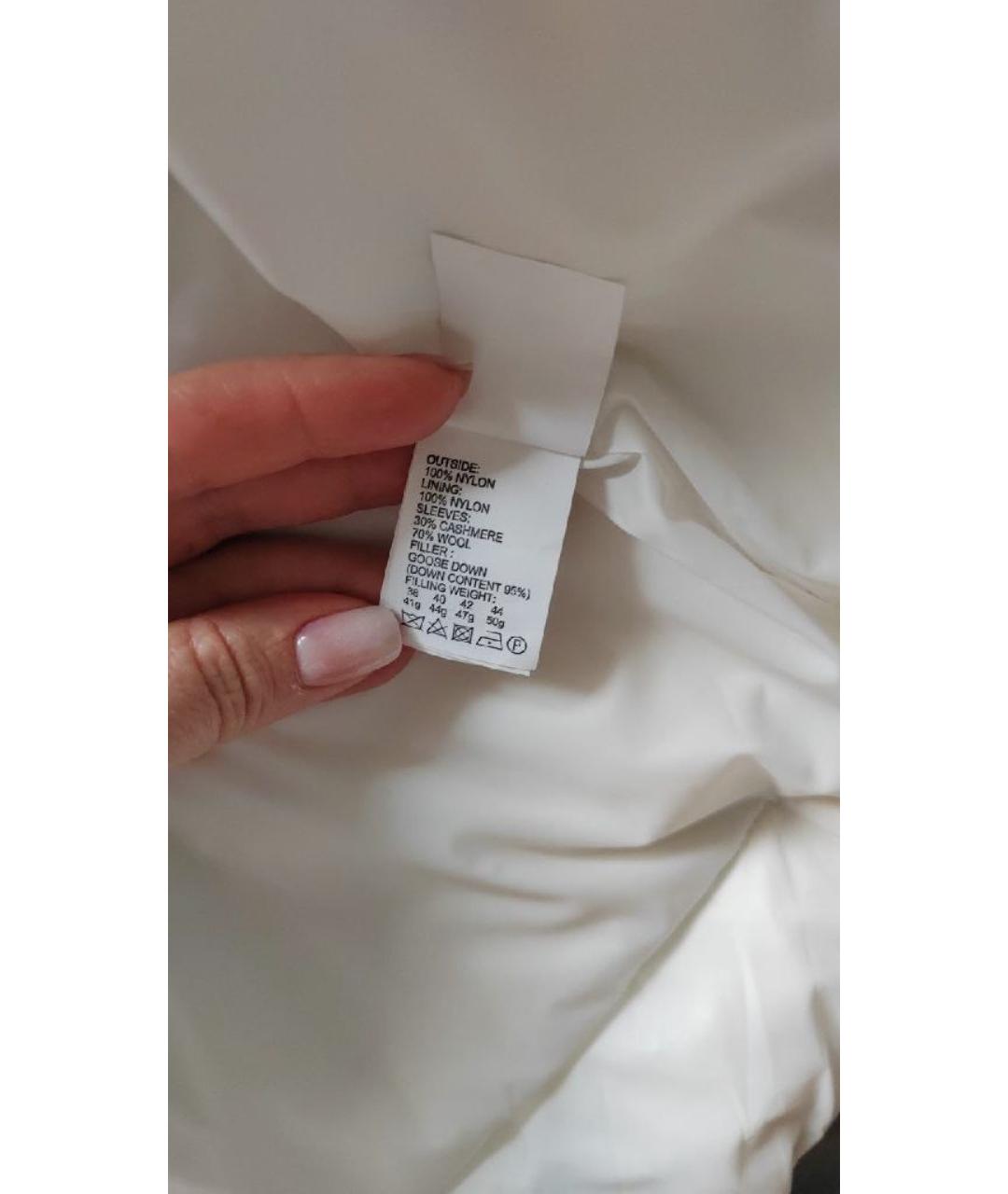 BRUNELLO CUCINELLI Бежевый шерстяной пуховик, фото 5