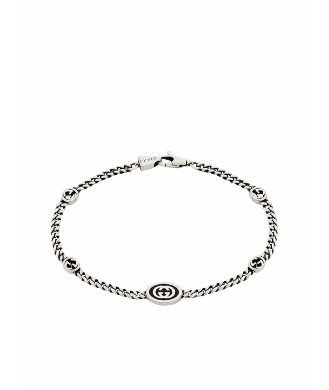 GUCCI Серебрянный серебряный браслет, фото 1
