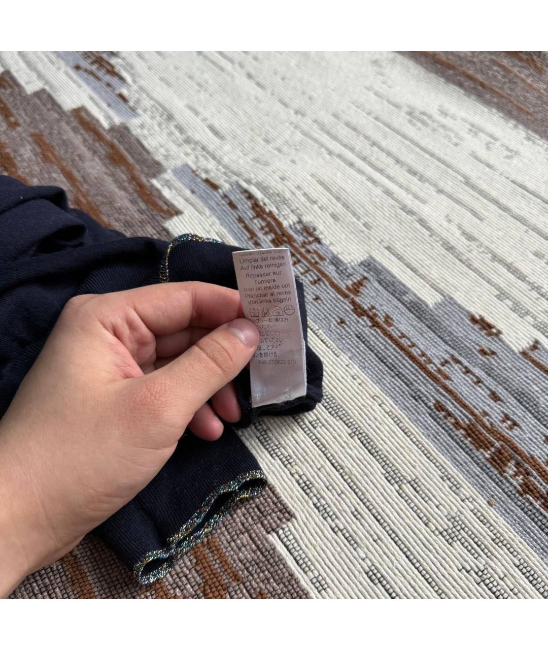 KENZO Темно-синий шерстяной джемпер / свитер, фото 6