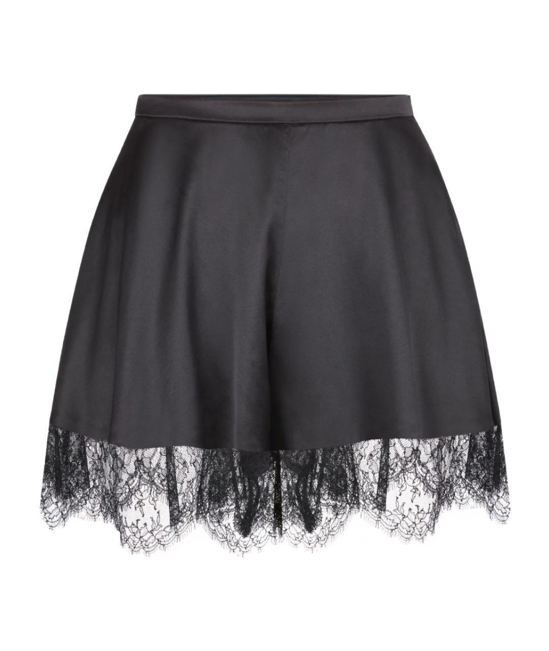 NINA RICCI Черные шелковые шорты, фото 1