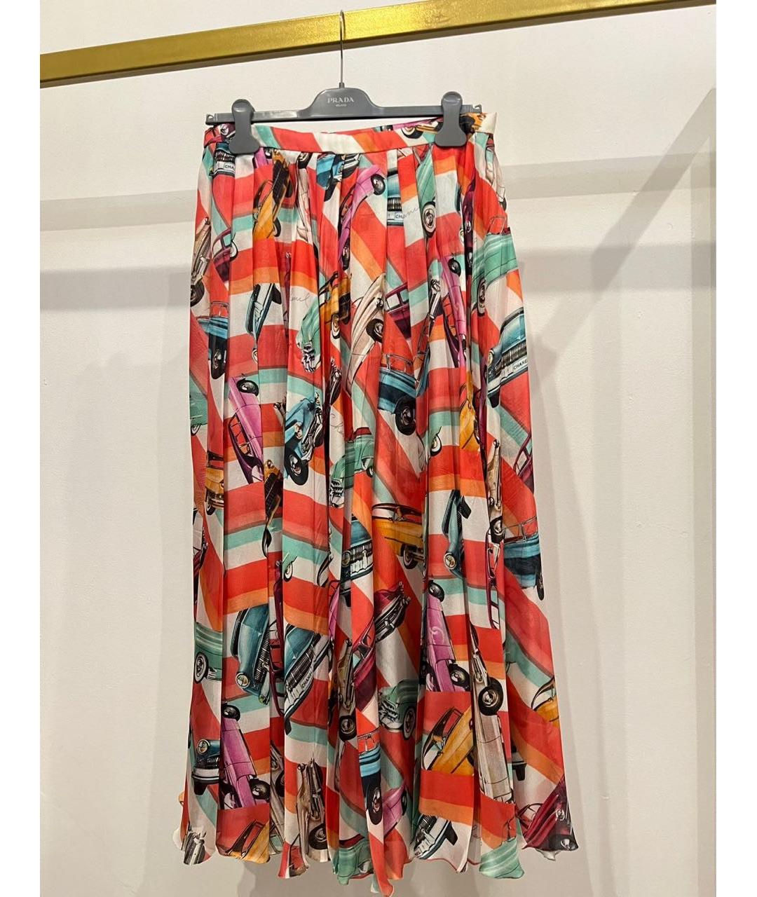 CHANEL Красная юбка мини, фото 9