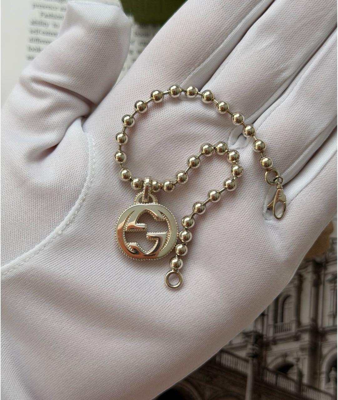 GUCCI Серебрянный серебряный браслет, фото 6