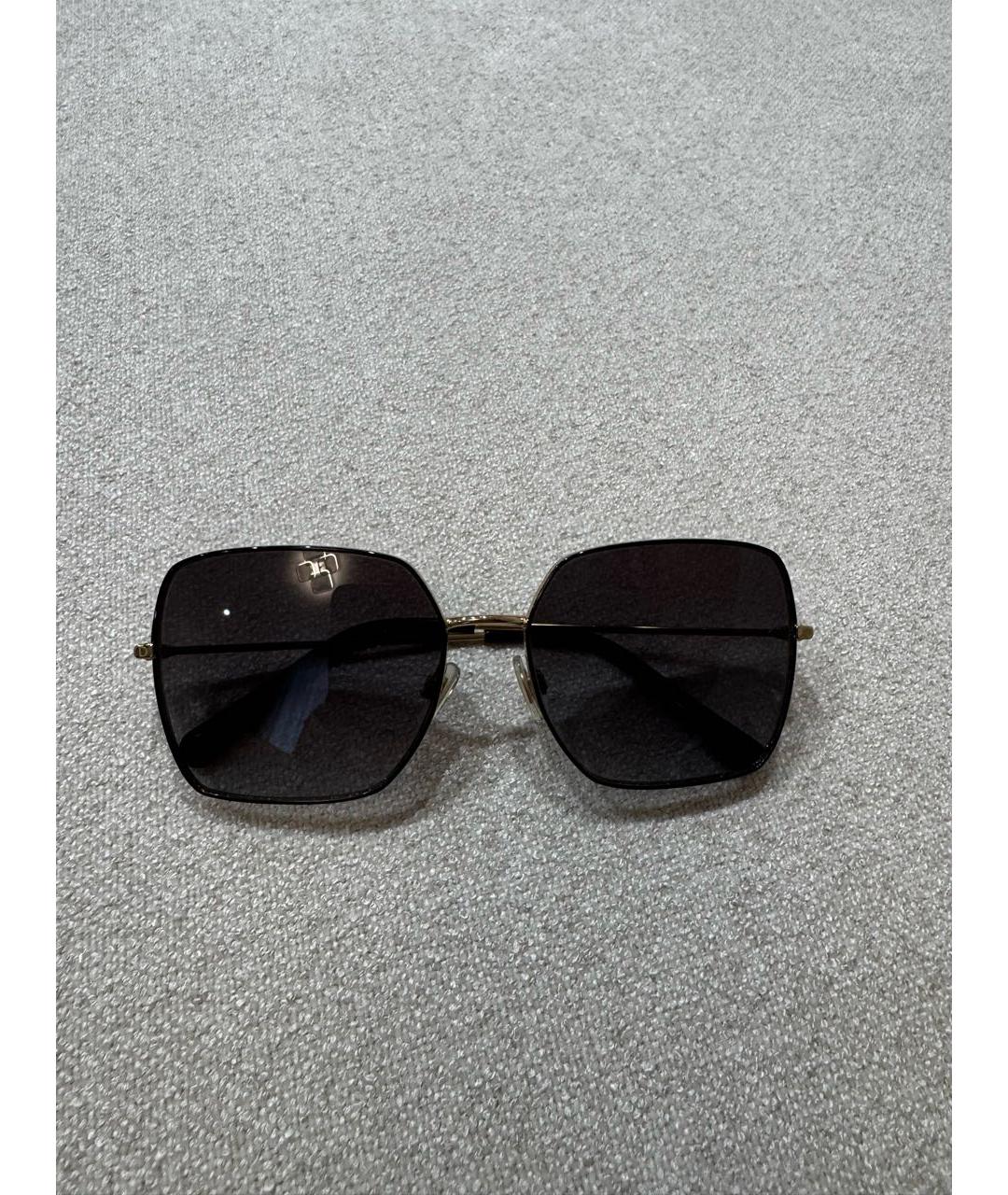 DOLCE&GABBANA Черные металлические солнцезащитные очки, фото 8