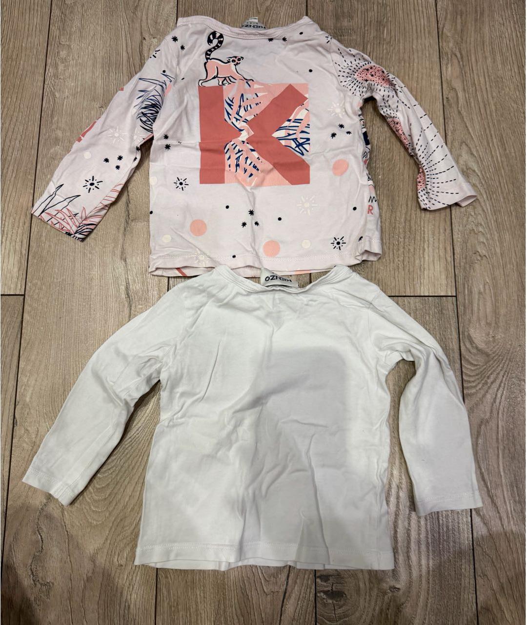 KENZO Розовый хлопковый футболка / топ, фото 2