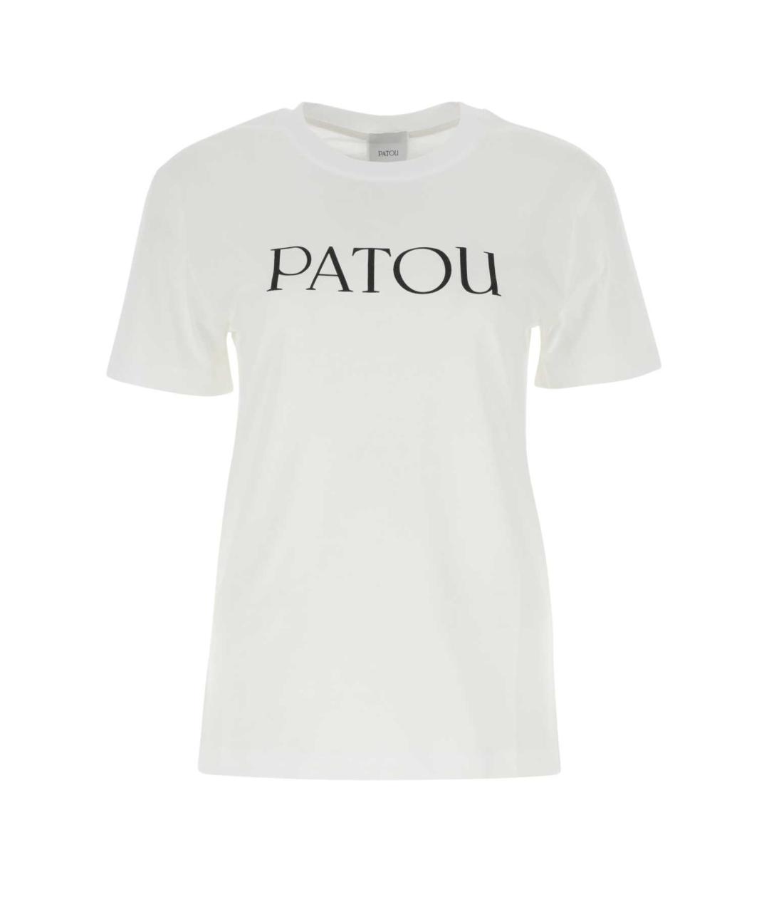PATOU Белая хлопковая футболка, фото 1