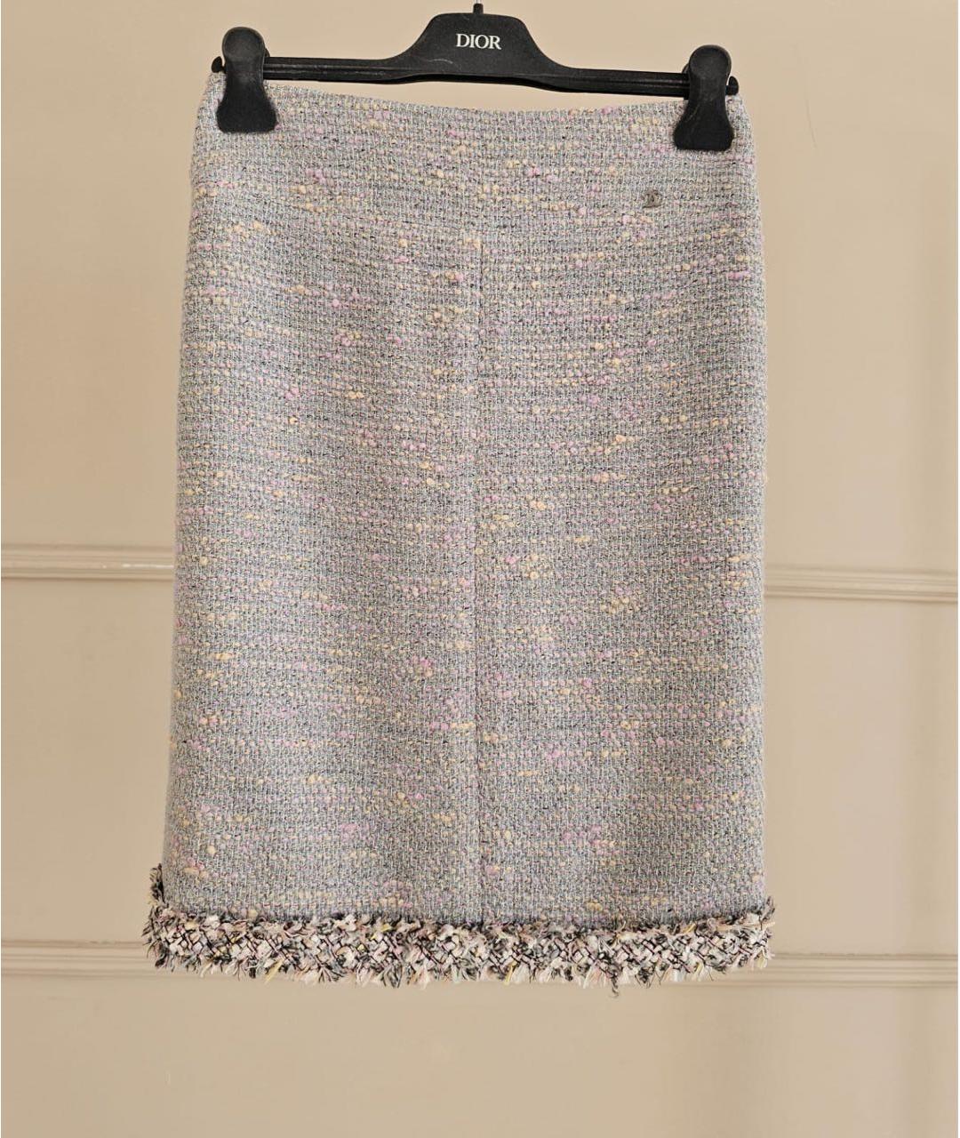 CHANEL Мульти юбка мини, фото 9