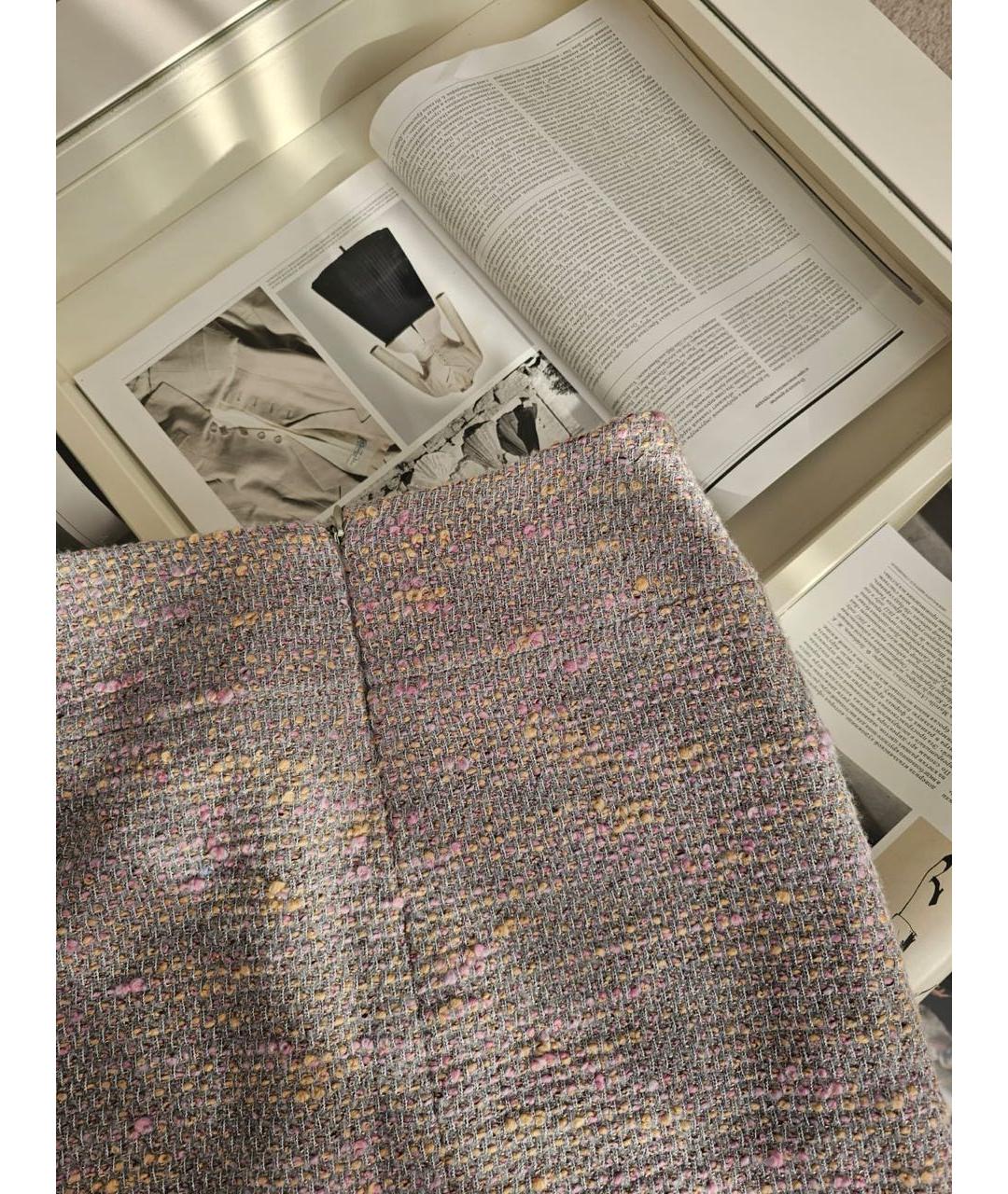 CHANEL Мульти юбка мини, фото 7