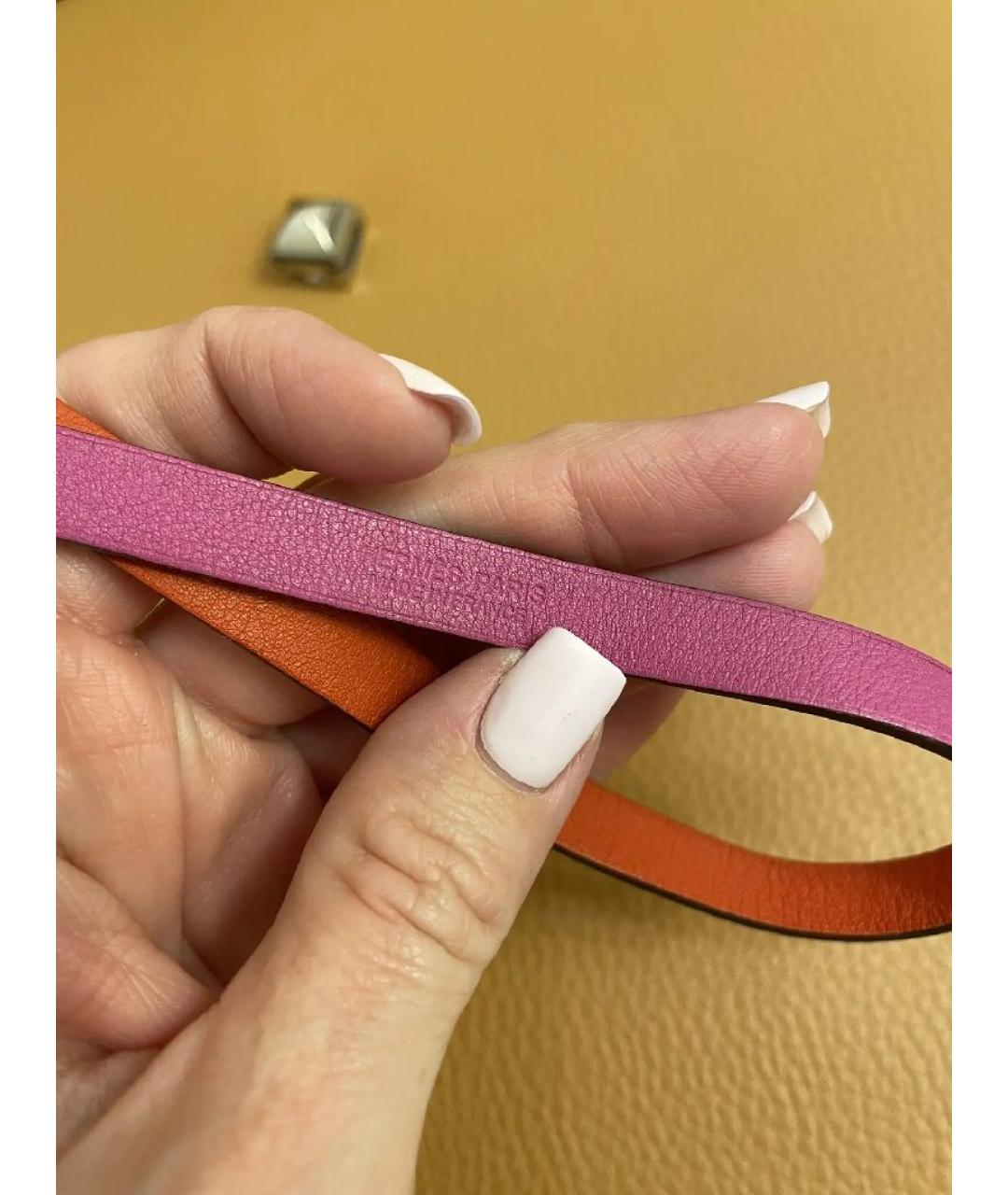 HERMES Мульти кожаный браслет, фото 3