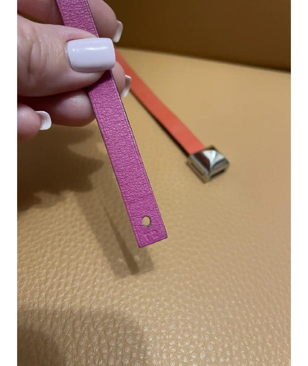 HERMES Мульти кожаный браслет, фото 6