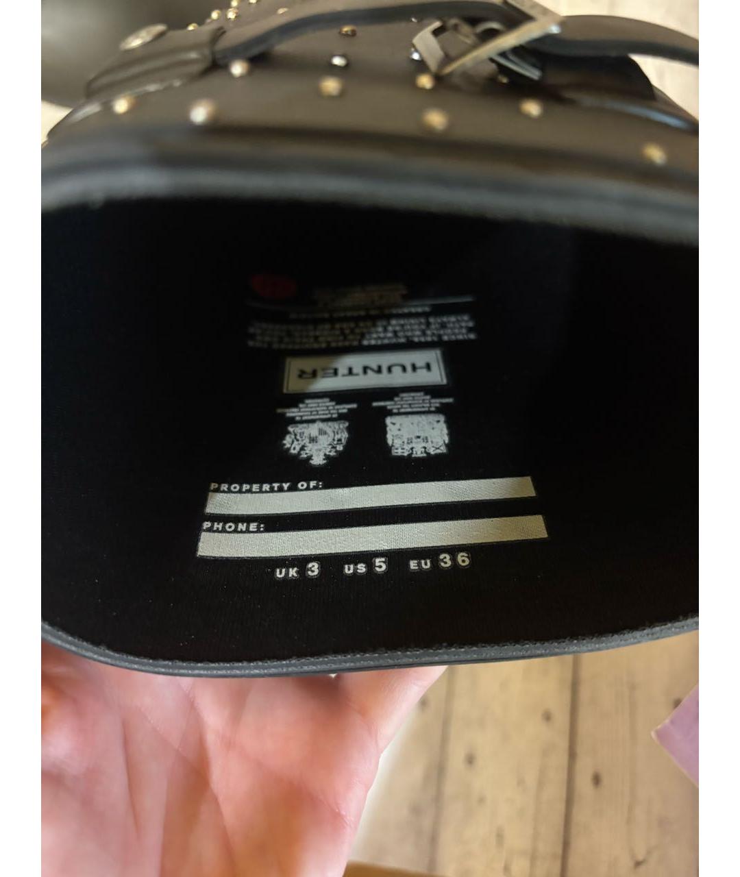 SAINT LAURENT Черные резиновые сапоги, фото 5